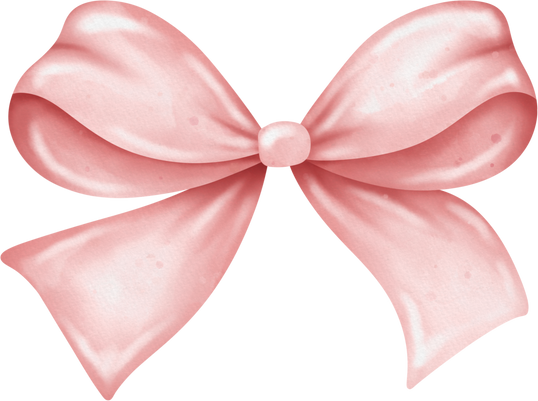 Pink ribbon bow